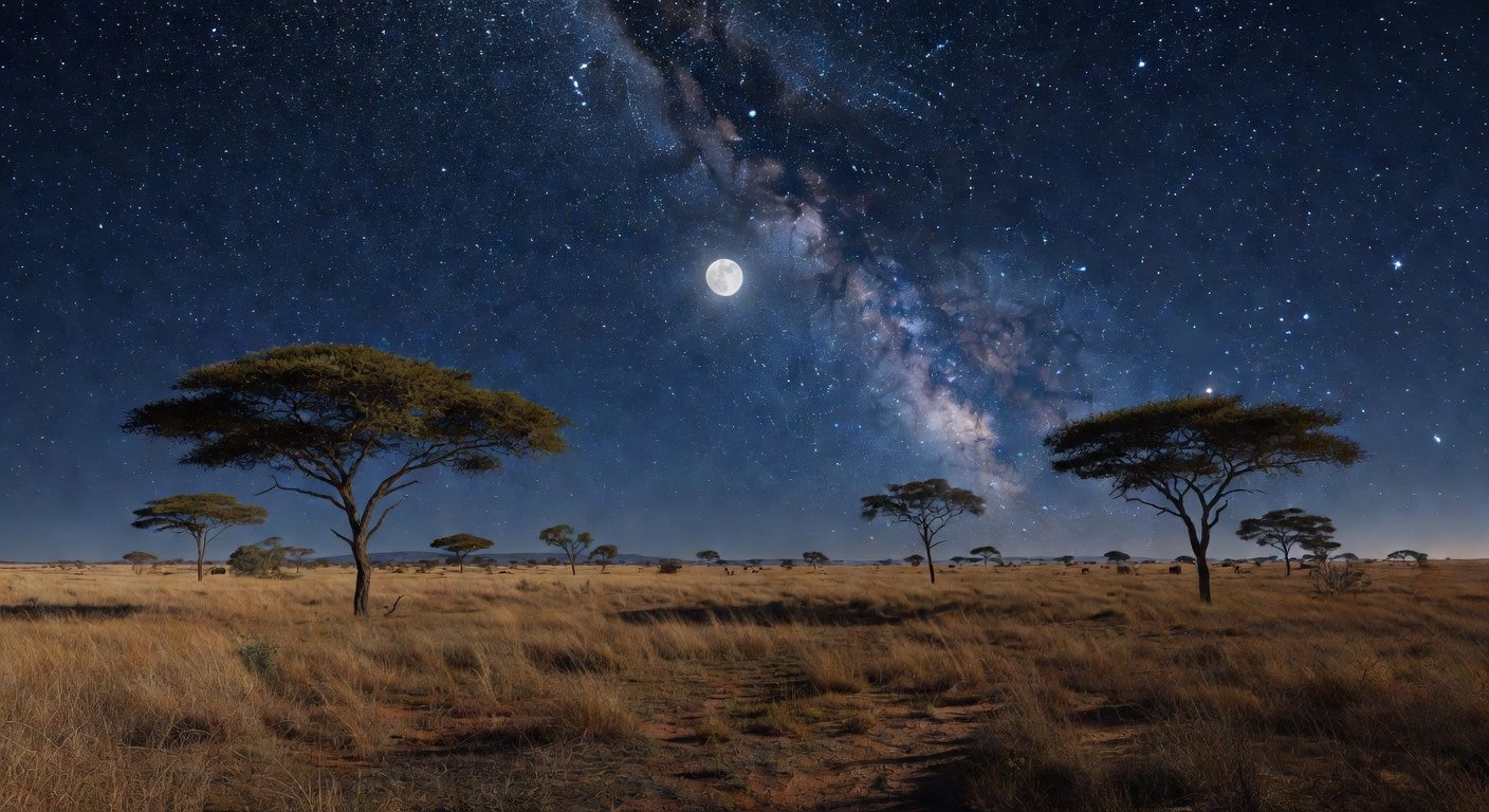 African Savanna Night