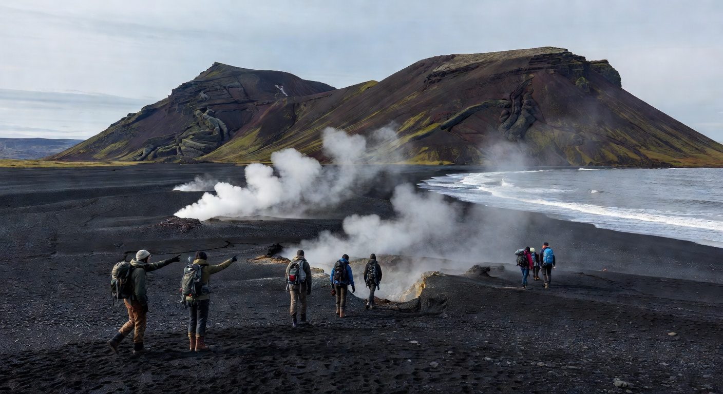 Iceland Black Sand